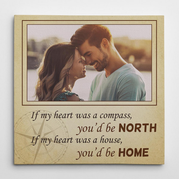 If My Heart Was a House Square Custom Canvas