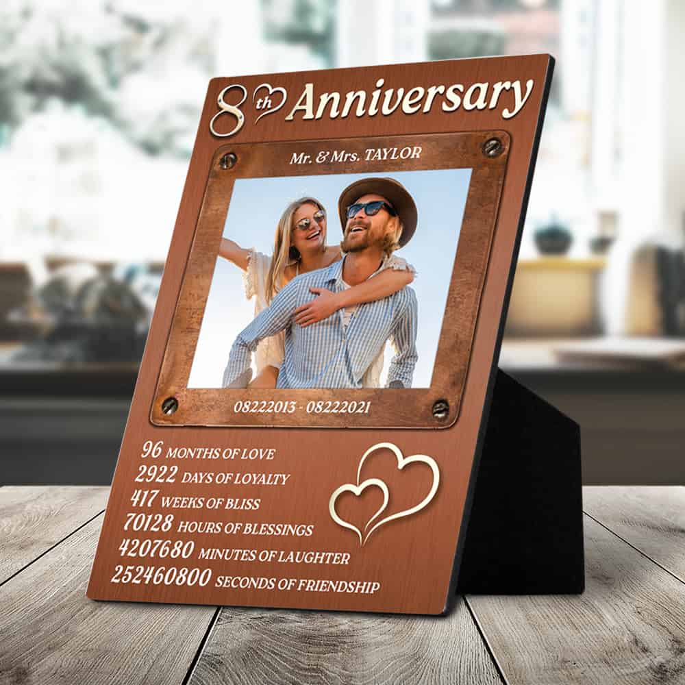 Traditional Eighth Year Anniversary Gift Eighth Year Anniversary