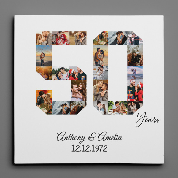 50 Years Anniversary - A Commemorative Mosaic of 22 Cherished Memories