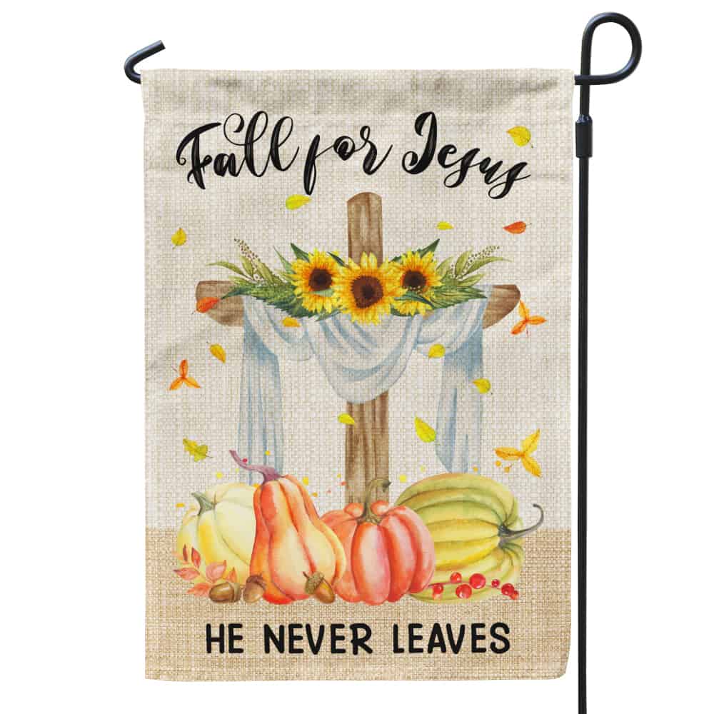 Thanksgiving Religious Garden Flag 365Canvas