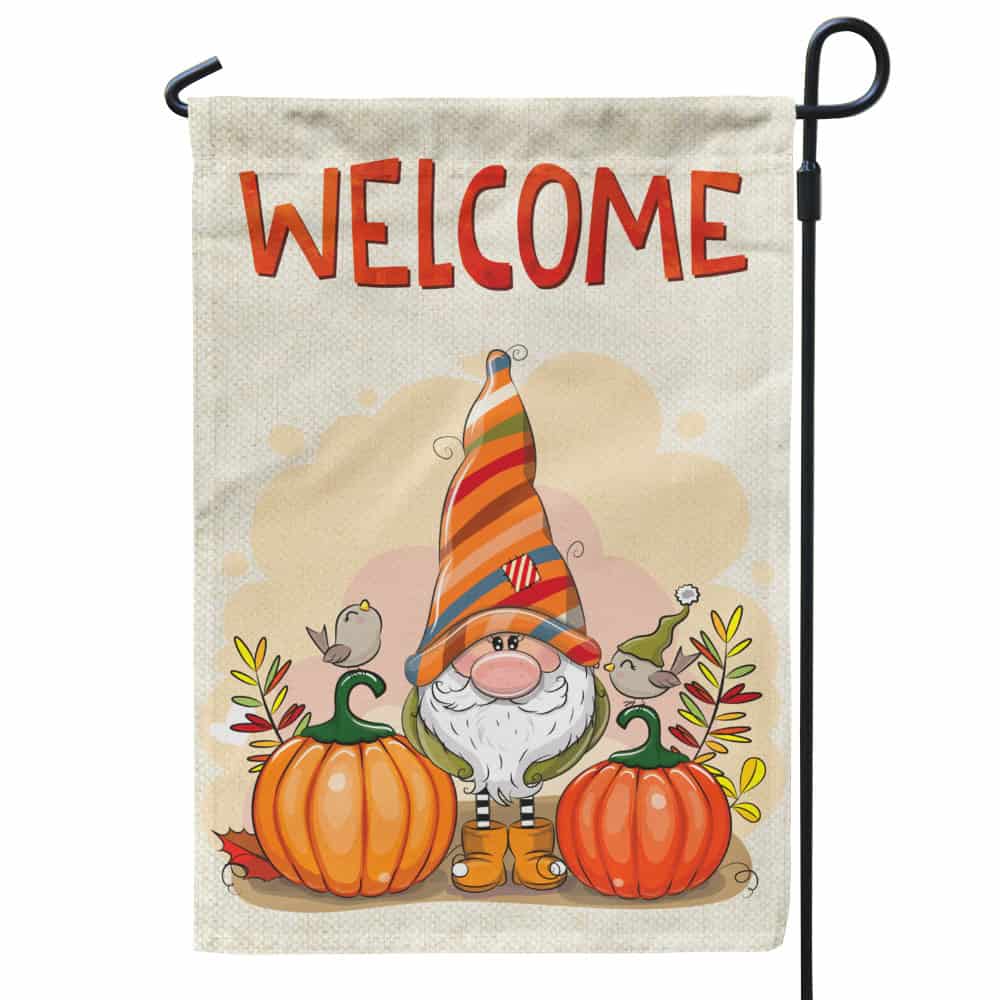 Fall Gnome Garden Flag 365Canvas