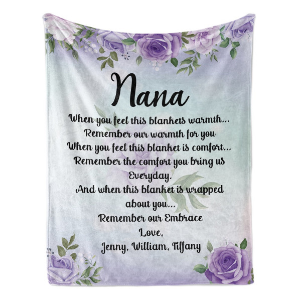 Personalized Blankets For Grandma 365Canvas