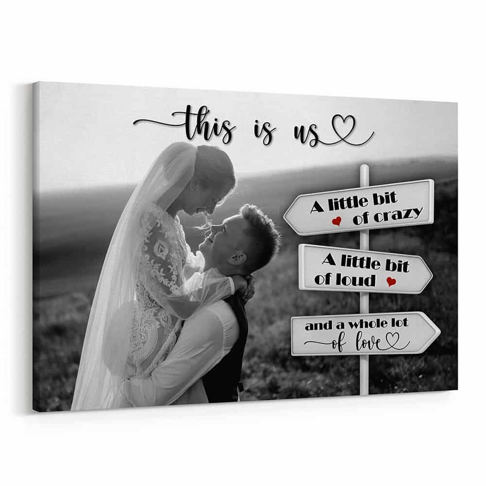 "This Is Us" Custom Photo Canvas Print 365Canvas