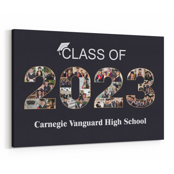 Graduation Collage Canvas Print