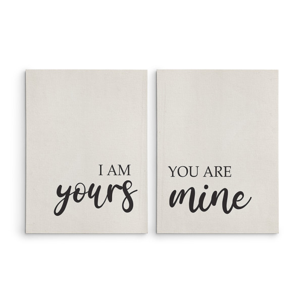 I Am Yours You Are Mine 2 Canvas Prints