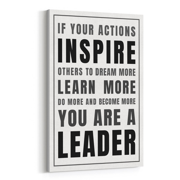 If Your Actions Inspire Others Canvas Print