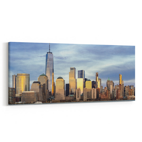 New York City Skyline Canvas Wall Art - Collection A