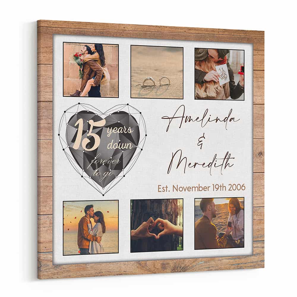 Canvas Print 15 Year Anniversary Ideas For Him Anniversary Gift