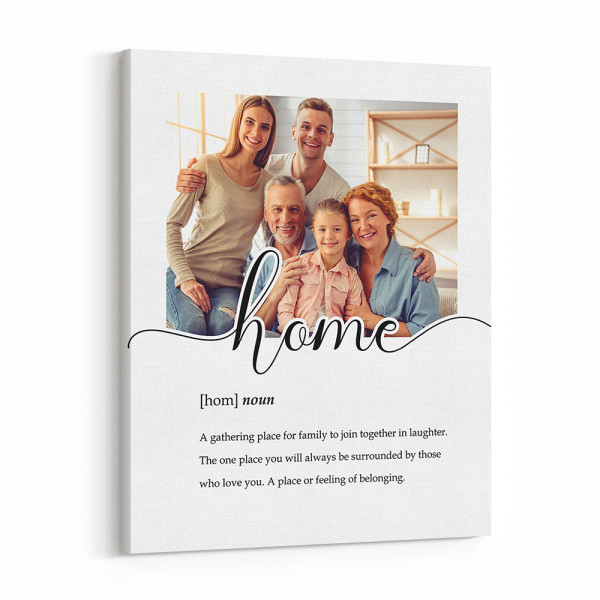 Home Definition Custom Photo Canvas Print
