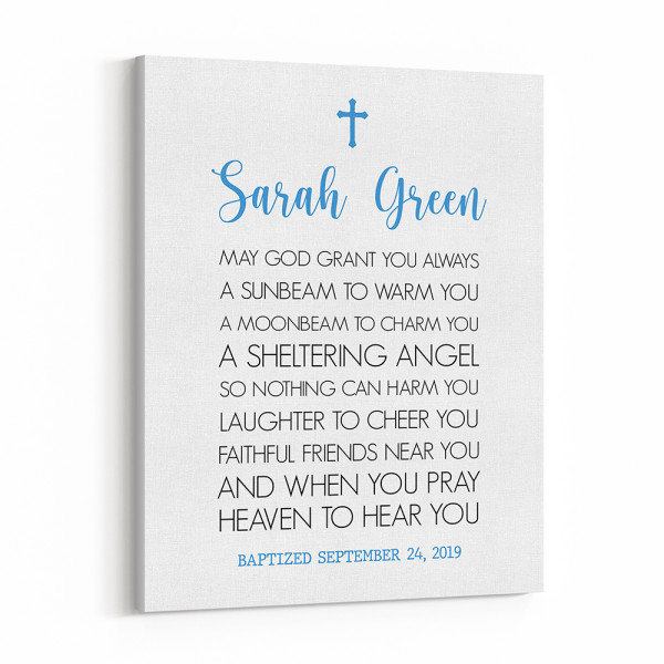 May God Grant You Always Custom Canvas Print