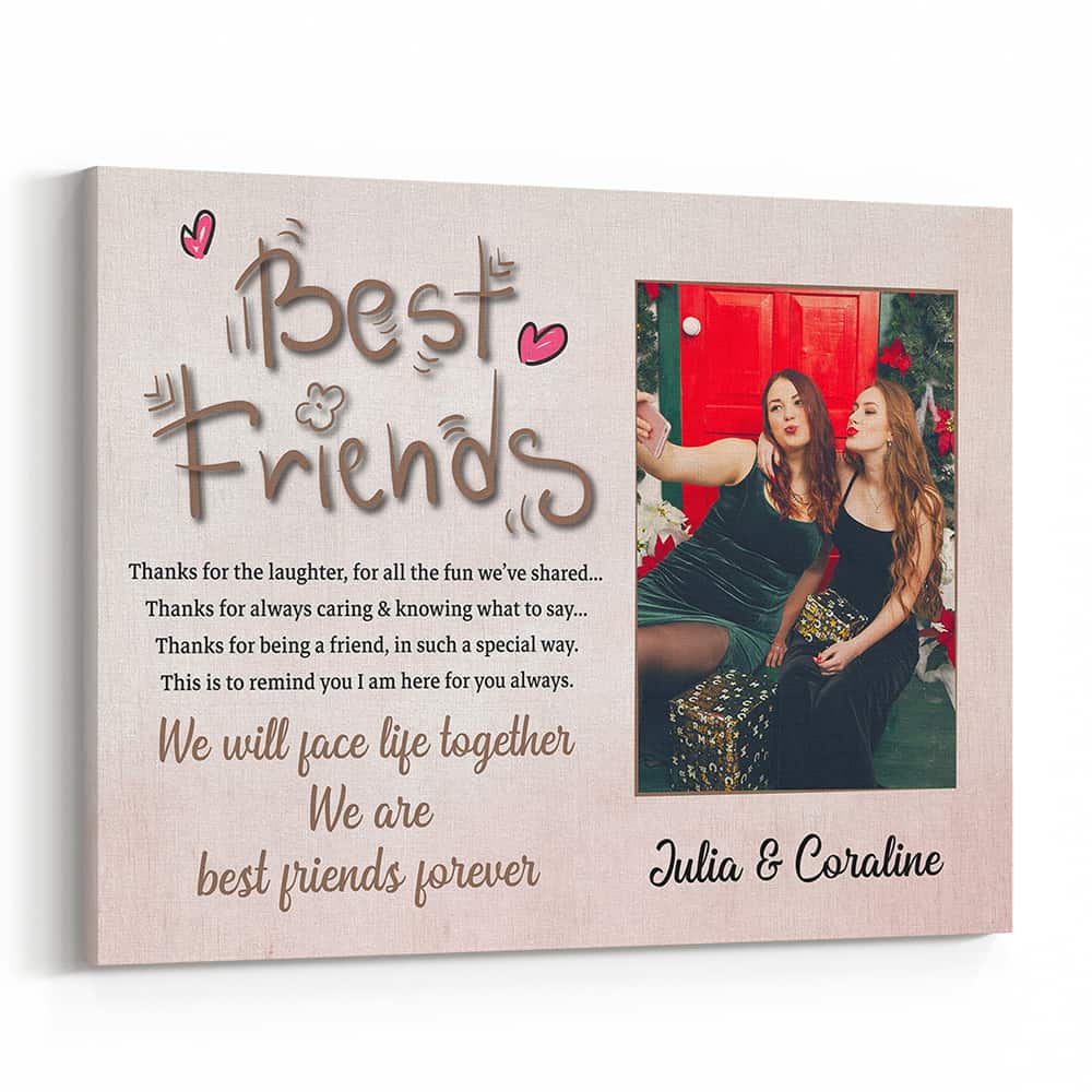 Best Friends Forever Custom Canvas Print 365Canvas