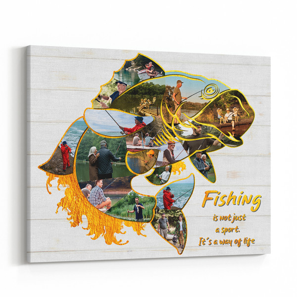 Fishing Is Not Just A Sport Custom Canvas Print