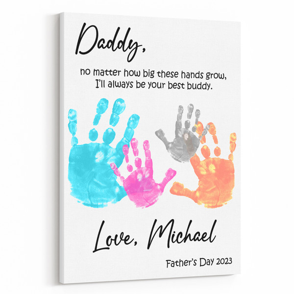 Daddy's Little Girls Canvas Print