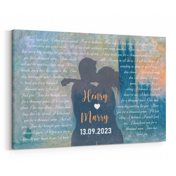 The Houses Of Parliament - Custom Song Lyrics Art Print