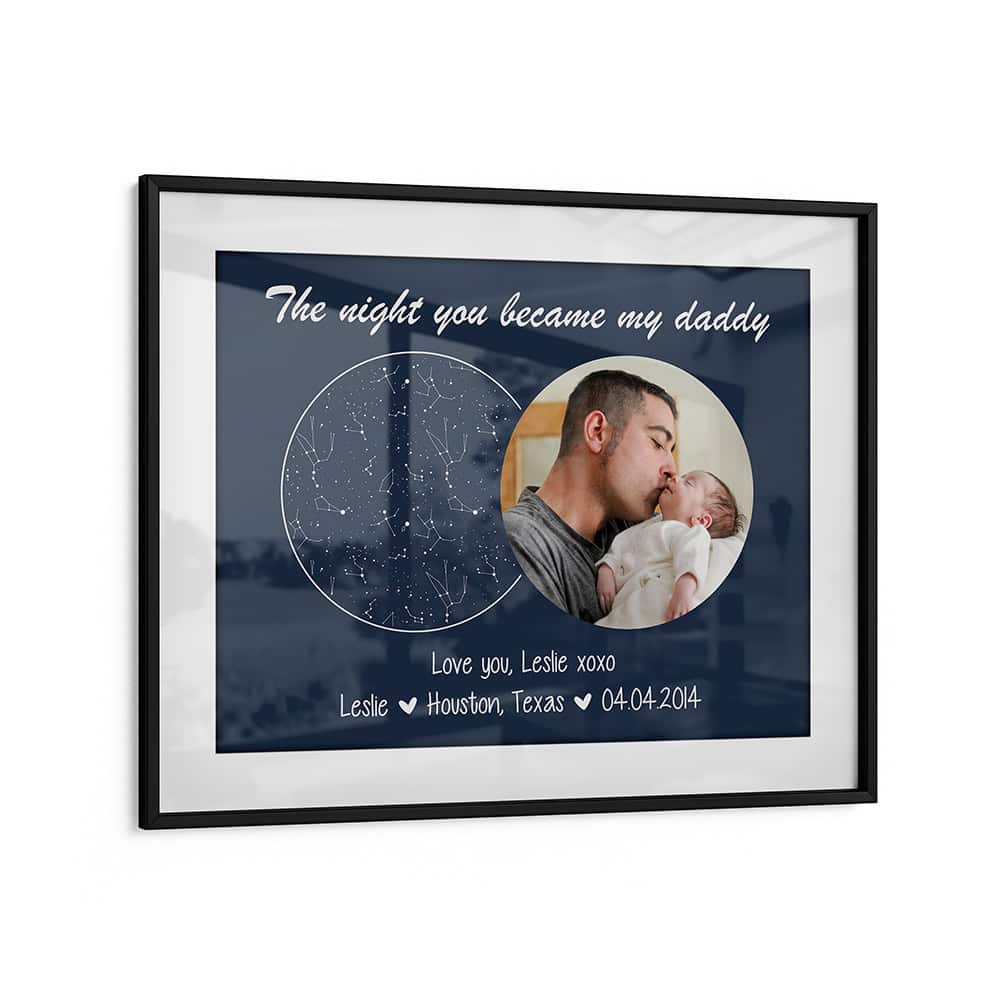 The Night You Became My Daddy Framed Print