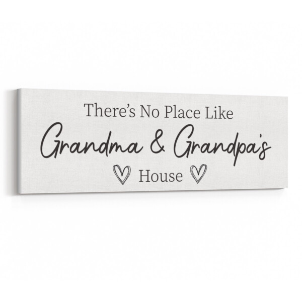 "There‘s No Place Like" Custom Canvas Print