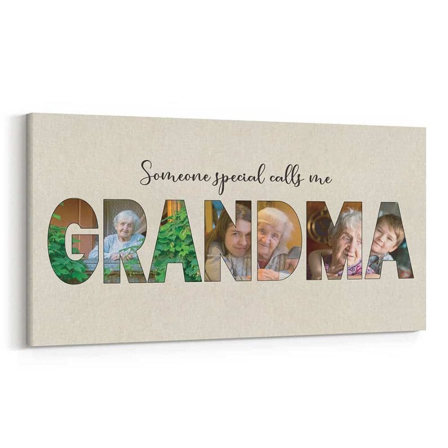 personalized canvas gifts for grandma - Someone Special Calls Me Grandma