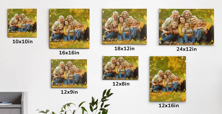 cutsom size canvas prints