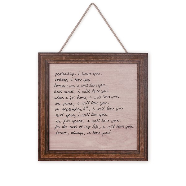 Custom Handwritten Text Wood Sign