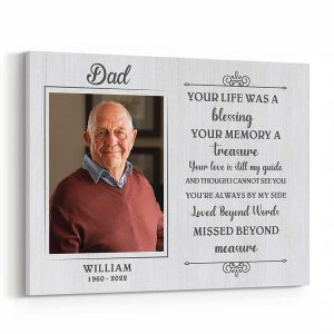 Loved Beyond Words, Missed Beyond Measure Memorial Print
