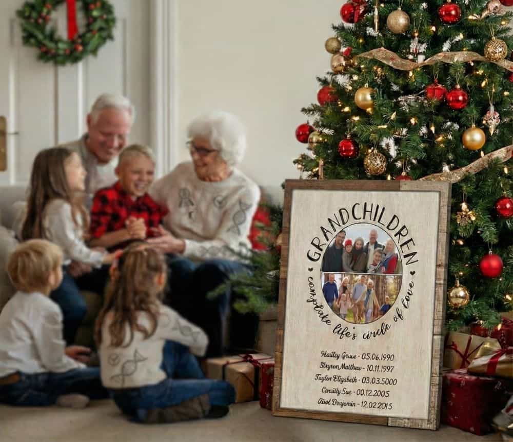 best photo gifts for grandparents - The Circle of Love
